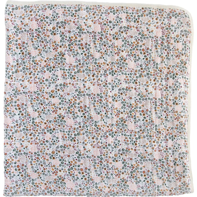 Cotton Muslin Quilt, Pressed Petals - Quilts - 5