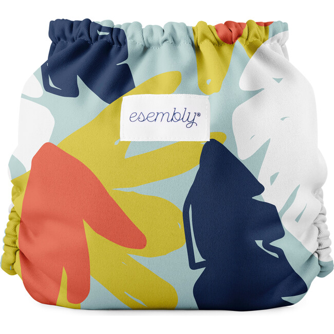 Reusable & Waterproof Cloth Diaper Outer, Monstera - Diapers - 3