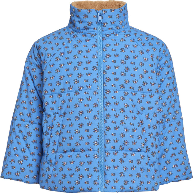 Kids Pascala Jacket, Blue - Jackets - 1
