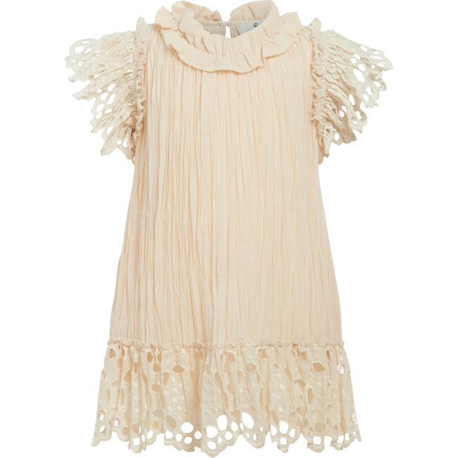 Elise Dress, Cream - Dresses - 1