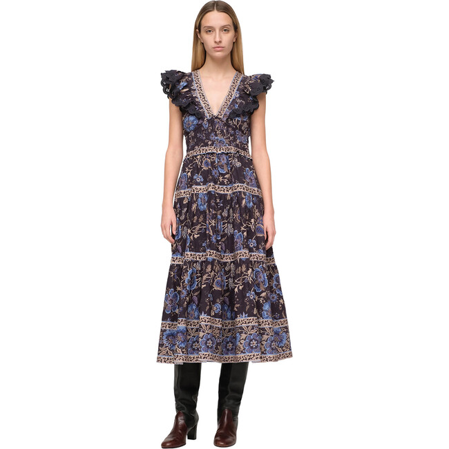Women's Tess Dress, Navy - Dresses - 1