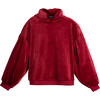 Indy Drop Shoulder Hoodie, Berry - Sweatshirts - 1 - thumbnail