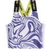 Fiona Athletic Crop Top, Trippy Swirl - Shirts - 1 - thumbnail