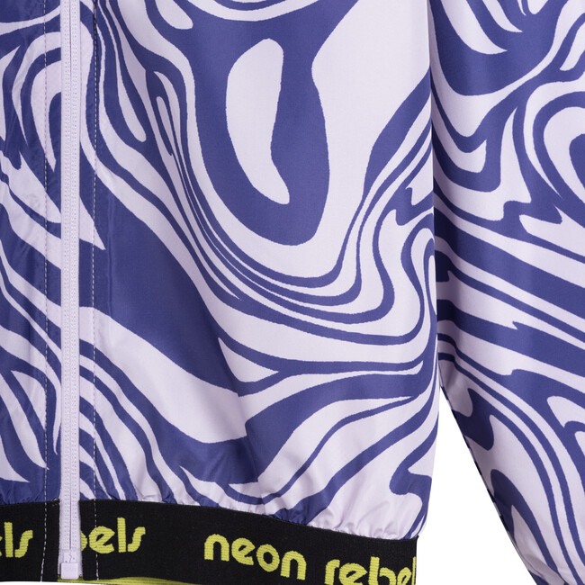 Xenia Athletic Jacket, Trippy Swirl - Jackets - 5