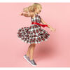 Arabella Frill Plaid Tartan Baby Party Dress, White - Dresses - 5