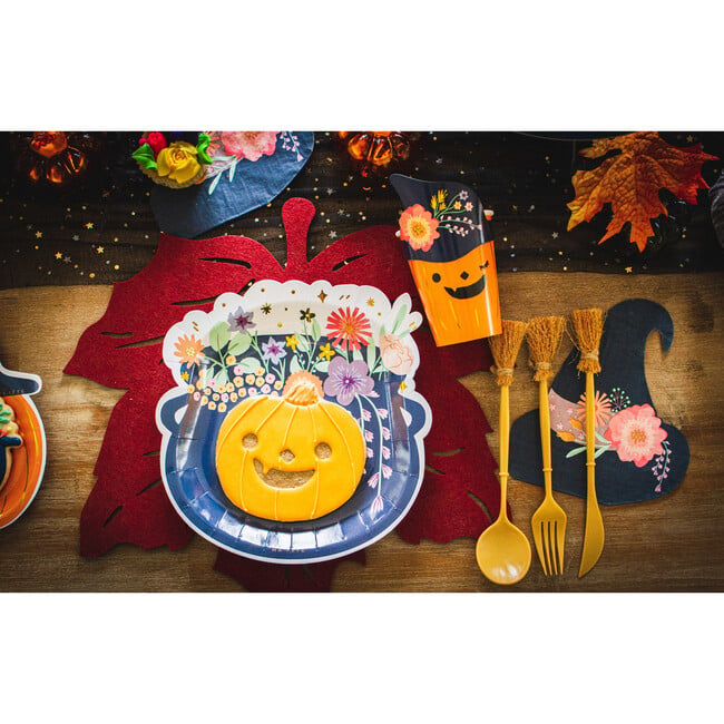 Halloween Cauldron Plates, Set of 8 - Tableware - 4