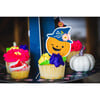 Halloween Treat Toppers, Pumpkin & Witch's Hat Set of 16 - Tableware - 6