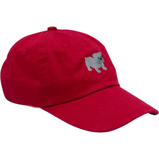 Bulldog Baseball Hat, Game Day Red