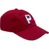 Customizable Baseball Hat, Ruby Red - Hats - 1 - thumbnail