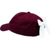 Customizable Bow Baseball Hat, Gracie Garnet - Hats - 2