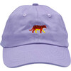 Tiger Bow Baseball Hat, Lavender & Orange - Hats - 2