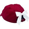 Customizable Bow Baseball Hat, Ruby Red - Hats - 4