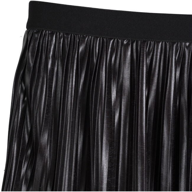 Adele Pleated Skirt, Black