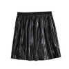Adele Pleated Skirt, Black - Skirts - 3