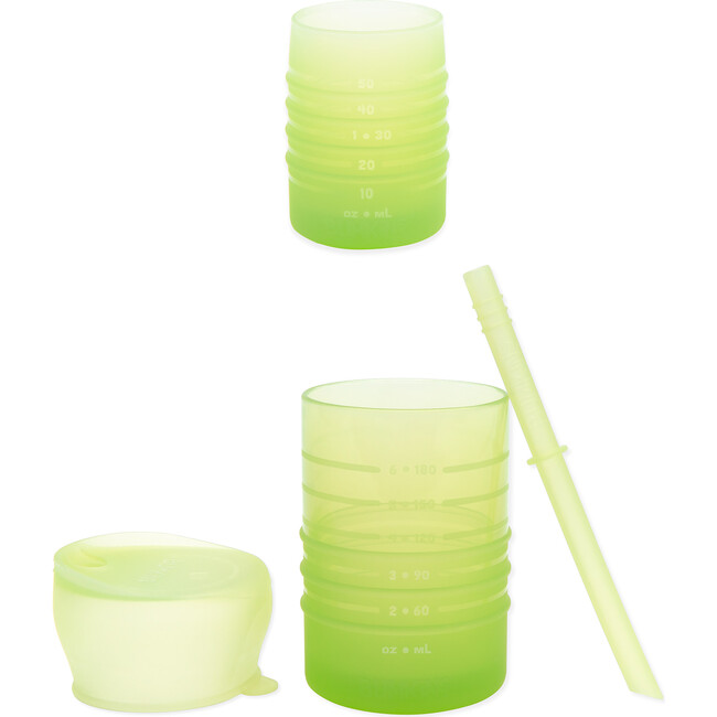 Growing with Bumkins Cup Set, Sage - Sippy Cups - 1