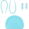 Bumkins Mealtime Set, Blue - Infant - 1 - thumbnail