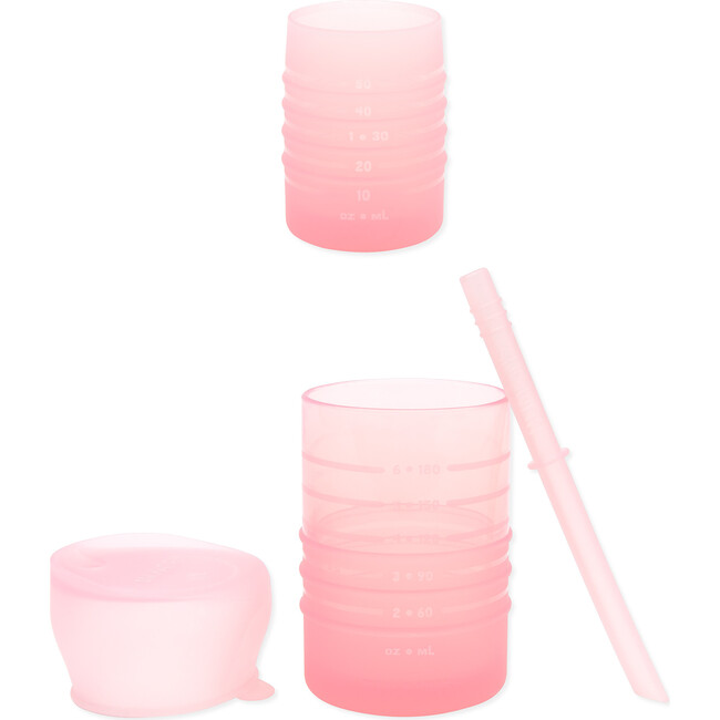 Growing with Bumkins Cup Set, Pink