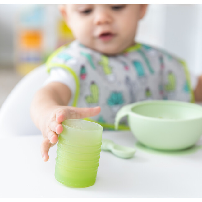 Growing with Bumkins Cup Set, Sage - Sippy Cups - 3