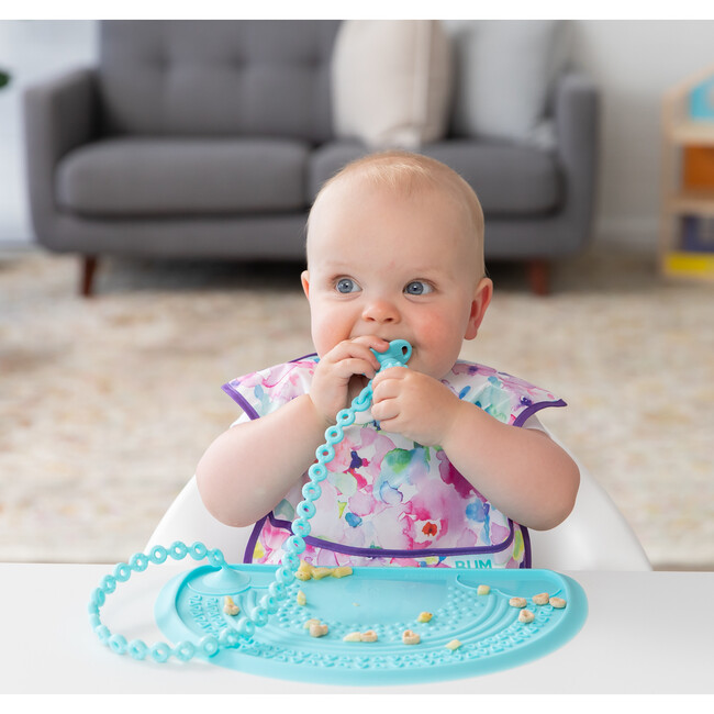 Bumkins Mealtime Set, Blue - Infant - 3