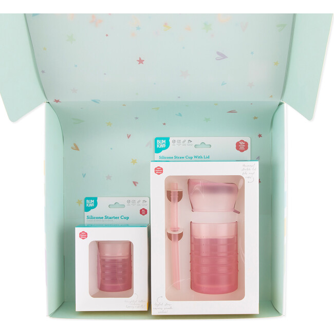 Growing with Bumkins Cup Set, Pink - Sippy Cups - 5