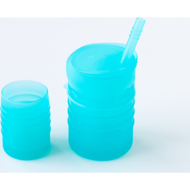 Growing with Bumkins Cup Set, Blue - Sippy Cups - 3