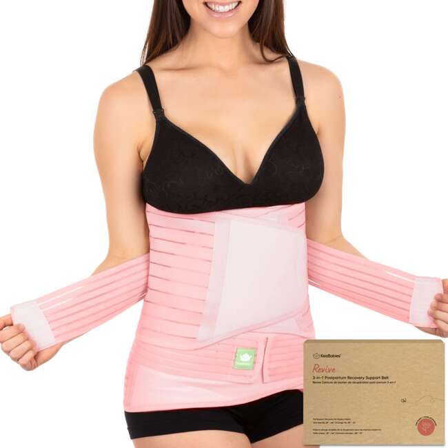 Revive 3-in-1 Postpartum Recovery Support Belt, Blush Pink - Belts - 1