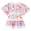 Baby Talia Cap Sleeve Dress, Floral - Dresses - 1 - thumbnail