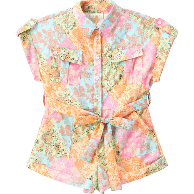 Baby Lauren Romper, Floral - Dresses - 1