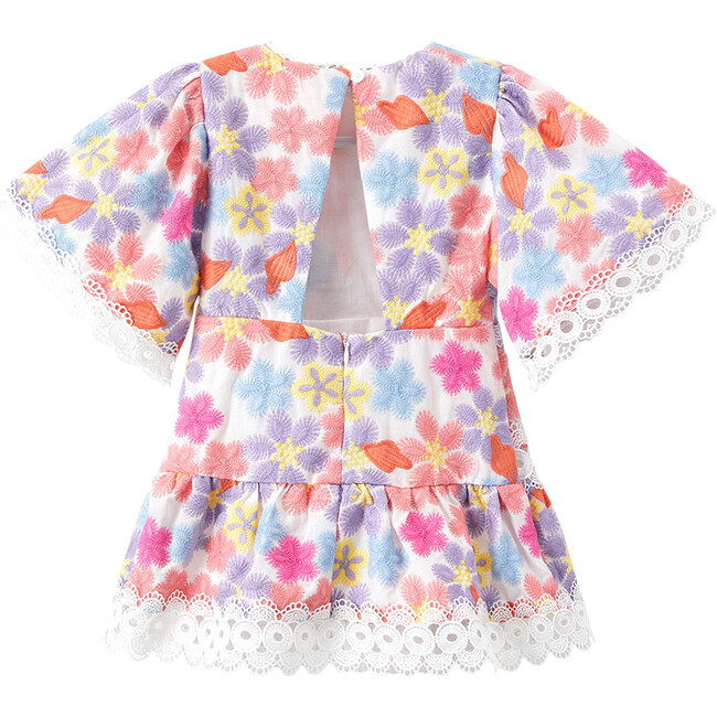 Baby Talia Cap Sleeve Dress, Floral - Dresses - 2
