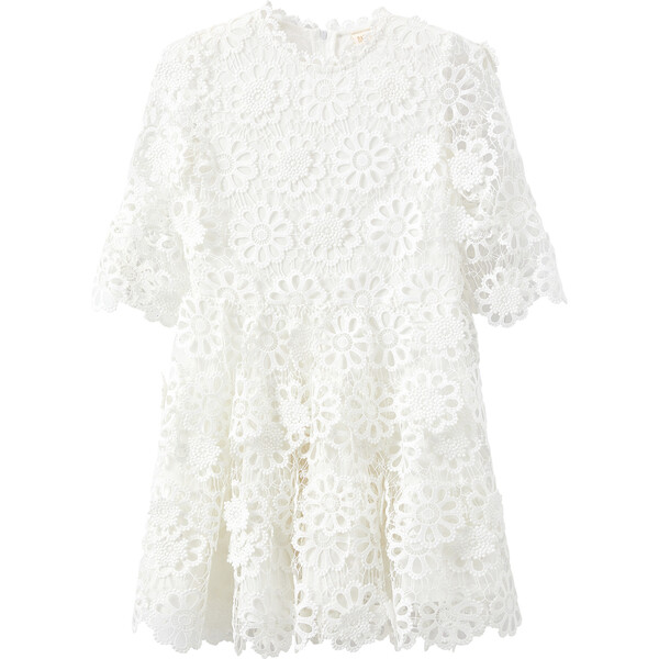 Stephanie Dress, Ivory - Marlo Kids Dresses | Maisonette