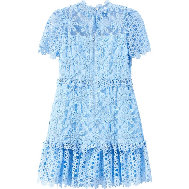 Charlotte Lace Dress, Sky Blue - Dresses - 3