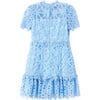 Charlotte Lace Dress, Sky Blue - Dresses - 3