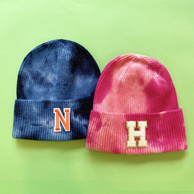 Custom Beanie, Blue Tie Dye - Hats - 3
