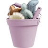 Food-Grade Silicone Beach Bucket Set, Pink - Outdoor Games - 1 - thumbnail