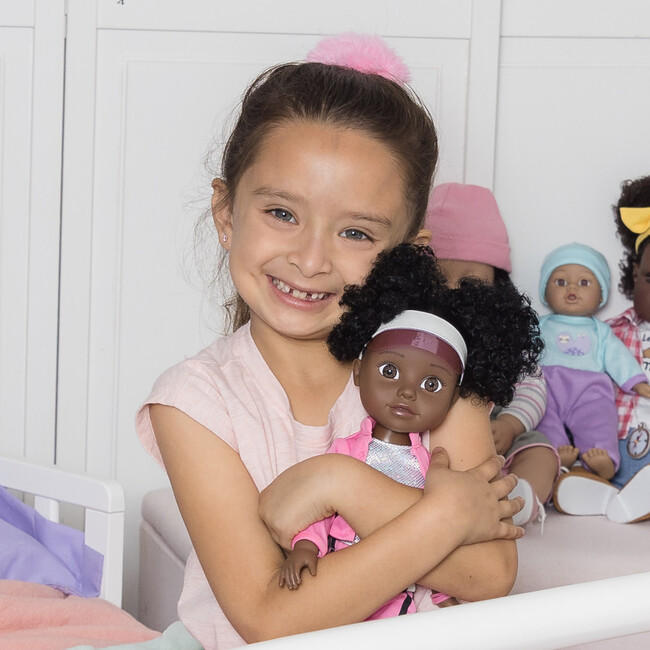 Glow Girls African American Doll Set with Glow-in-the-Dark Clothes & Accessories - Serena - Dolls - 4