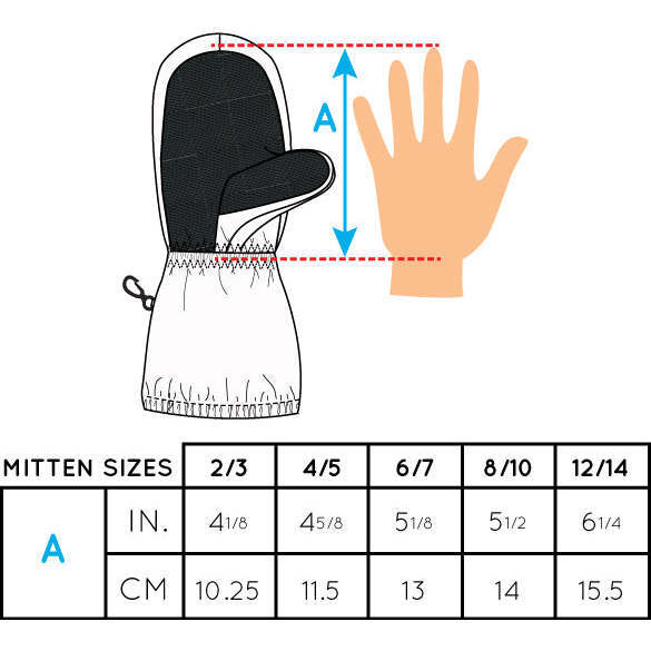 Winter Mittens, Dark Grey - Gloves - 3