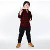 Yarn Dyed Plaid Shirt, Red And Black - Shirts - 5
