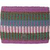 Striped Knit Necktube, Purple Green Brown And White - Scarves - 1 - thumbnail