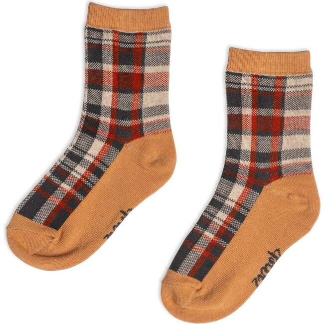 Socks, Printed Plaid - Socks - 1