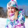 Printed Two Piece Snowsuit, Tie Dye And Aqua - Snowsuits - 2