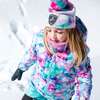 Printed Two Piece Snowsuit, Tie Dye And Aqua - Snowsuits - 3