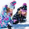 Printed Two Piece Snowsuit, Tie Dye And Aqua - Snowsuits - 4