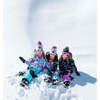 Printed Two Piece Snowsuit, Tie Dye And Aqua - Snowsuits - 5