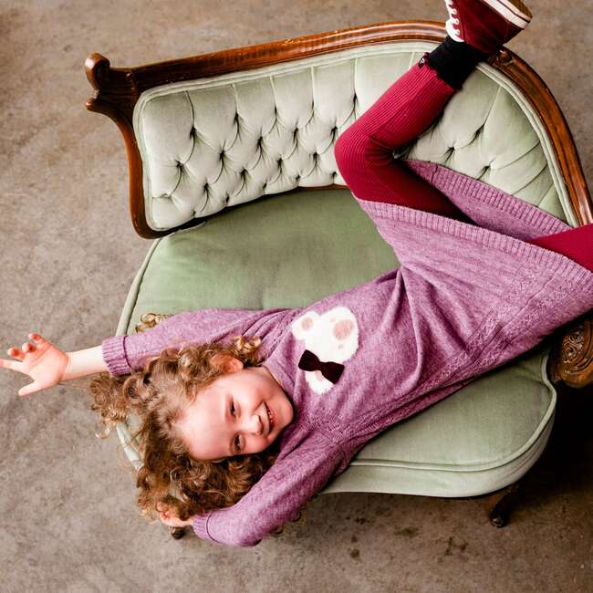 Rib Legging, Red Wine - Leggings - 3