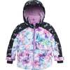 Printed Unicorns And Two Piece Snowsuit, Tie Dye & Black - Snowsuits - 4