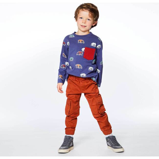 Stretch Twill Jogger, Barn Red - Pants - 3