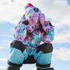 Printed Two Piece Snowsuit, Tie Dye And Aqua - Snowsuits - 7