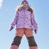 Printed Little Cats Two Piece Snowsuit, Purple And Brown - Snowsuits - 4