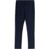 Rib Legging, Dark Blue - Leggings - 1 - thumbnail