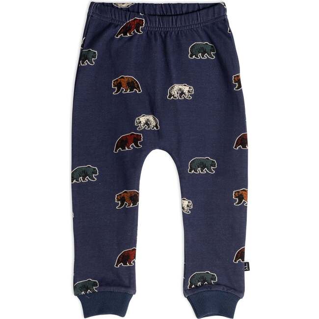 Printed Fleece Pant, Printed Bears